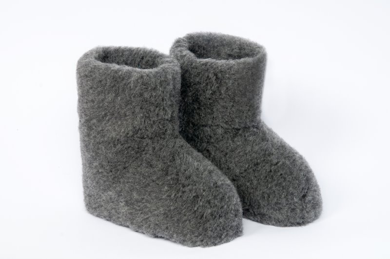 Woolen Boots in grey