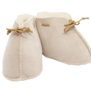 Image of velour woolen slippers for baby