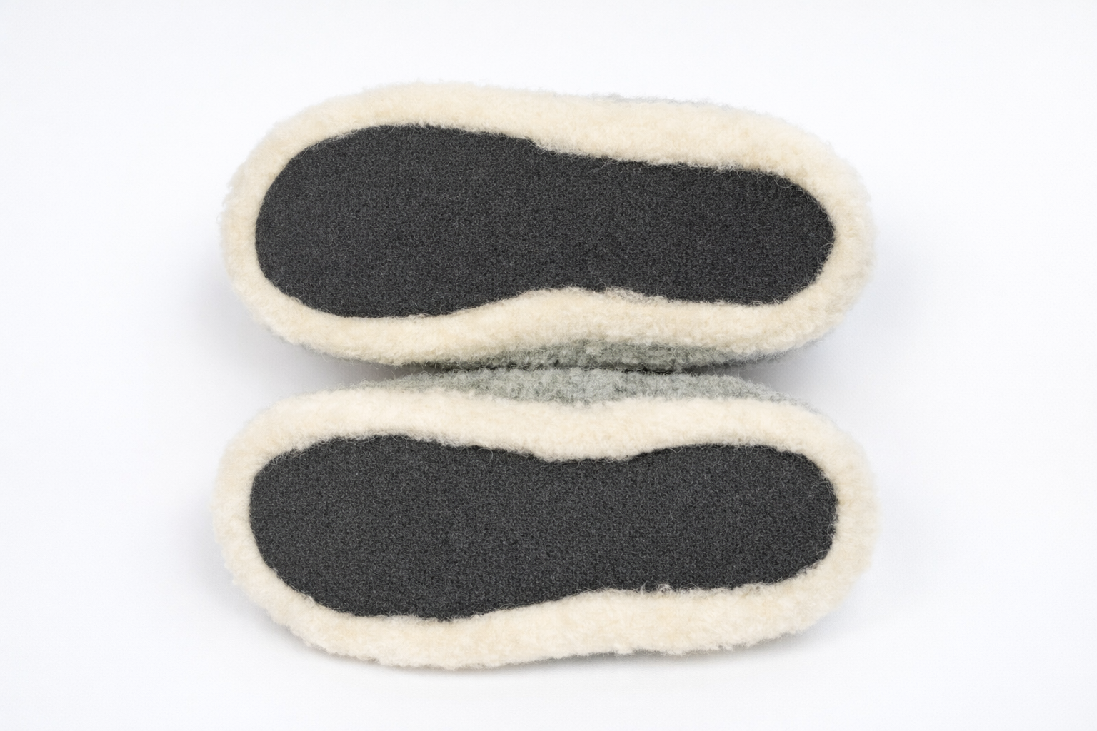 Plain Sole Background Plain Sole of Wool Slippers