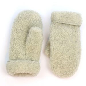 Image of simple woolen mittens