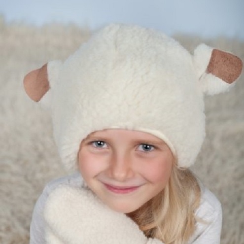 Baby wearing Woolen Hat