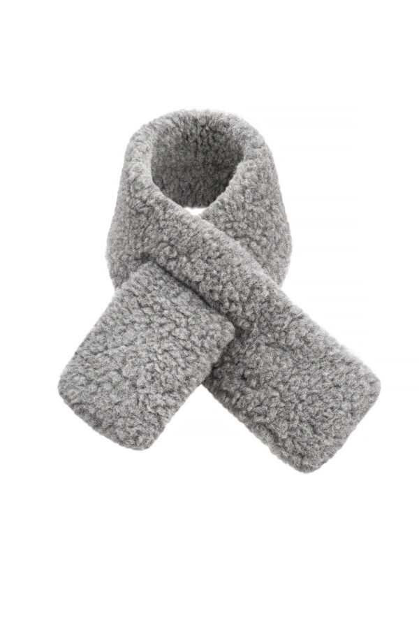 Image of a grey BOA scarf