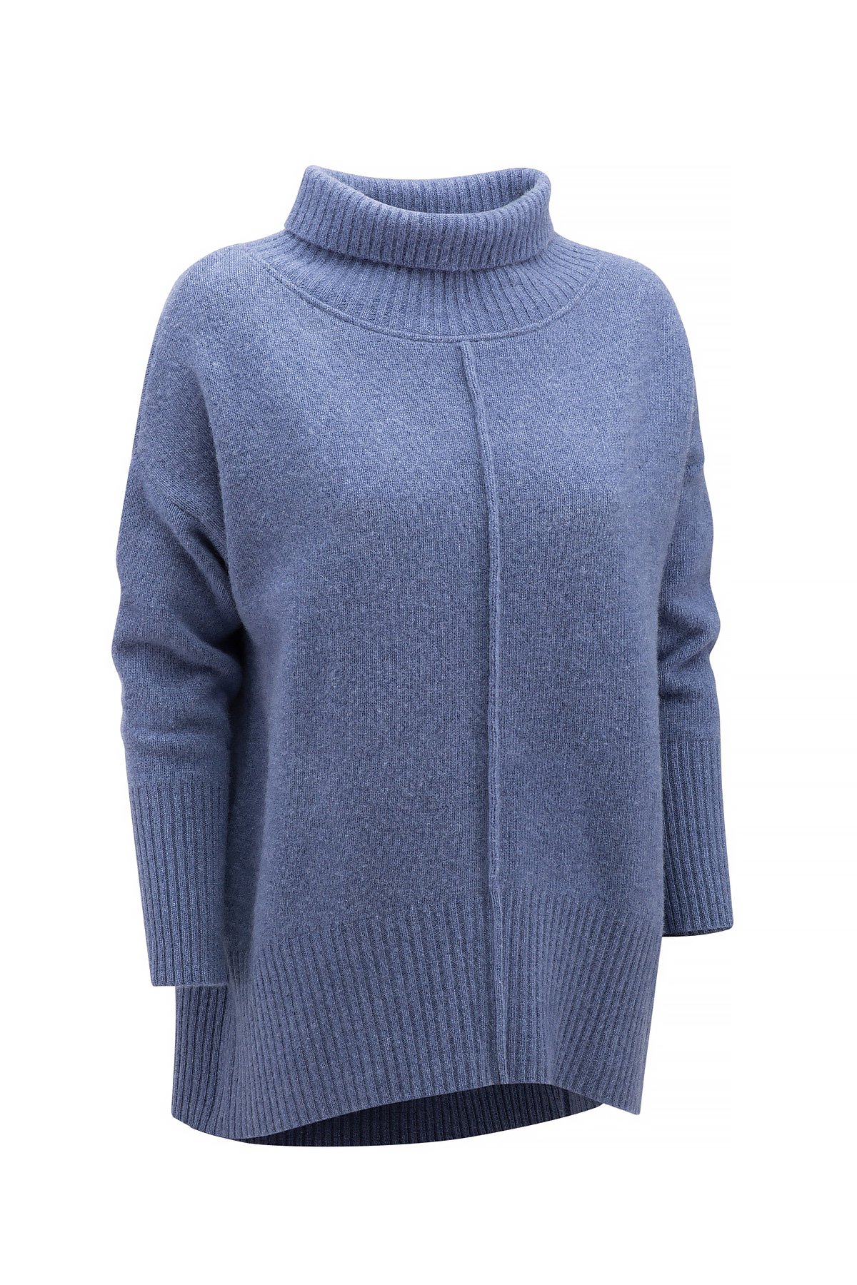 Image of a low turtle neck jumper