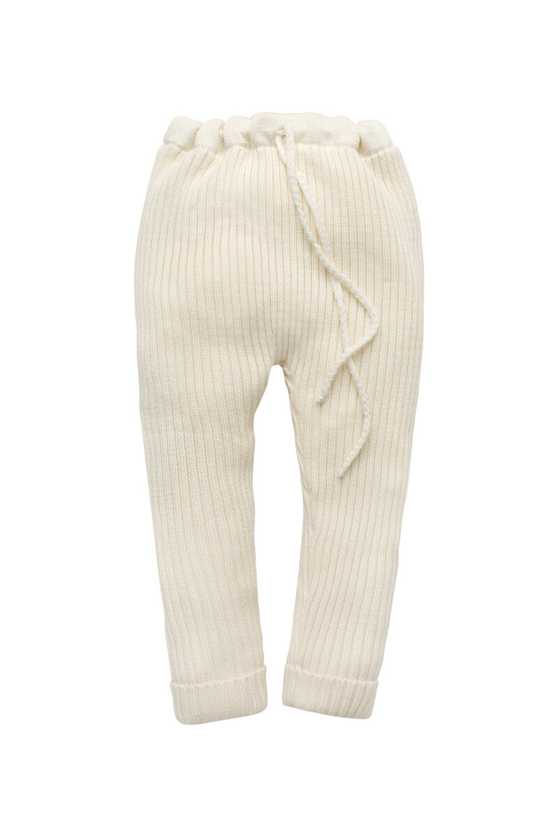 Image of baby bamboo leggings in beige colour