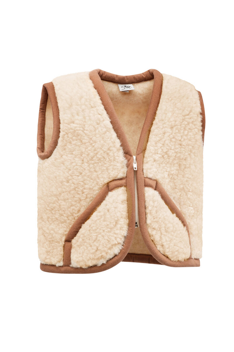 Image of a Vest Simple JR in natural