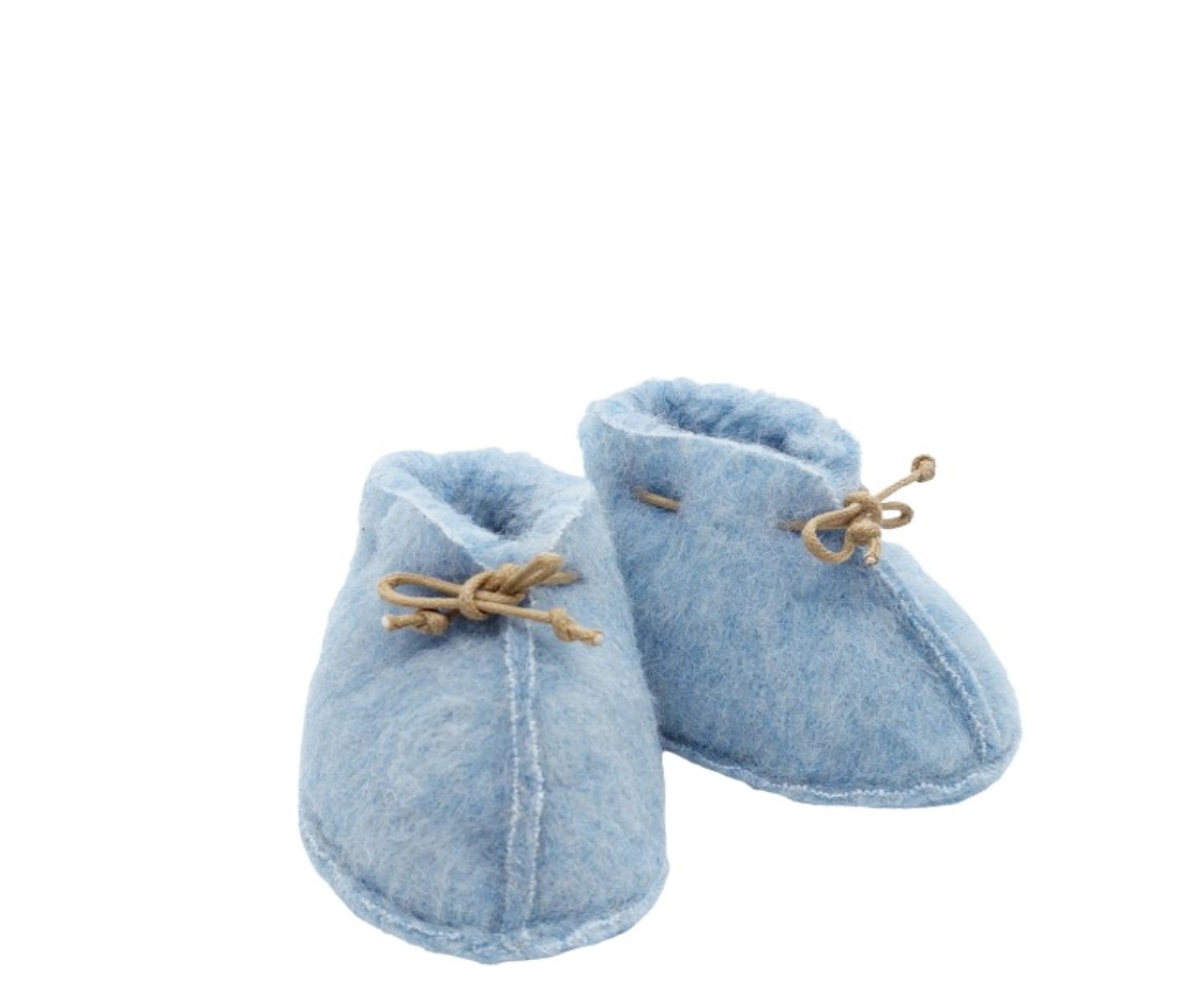 Woolen Boots again for Children in blue colour