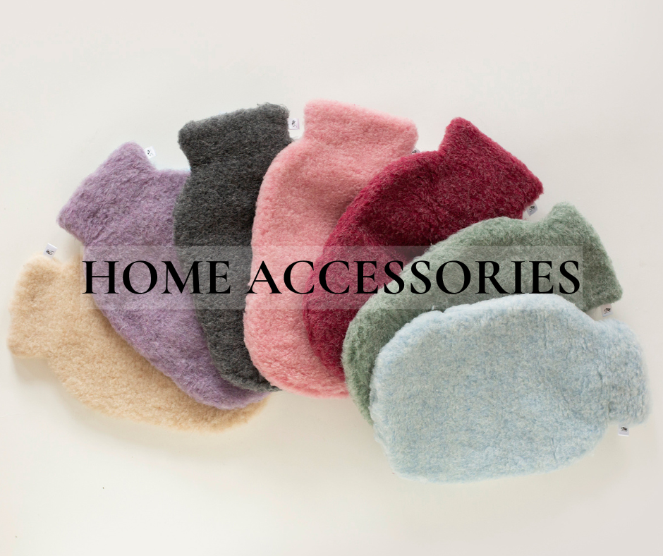 Home accessories made of wool