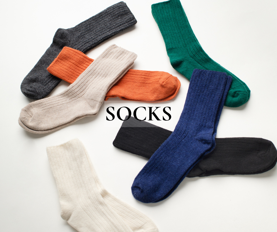 Woolen and cashmere socks