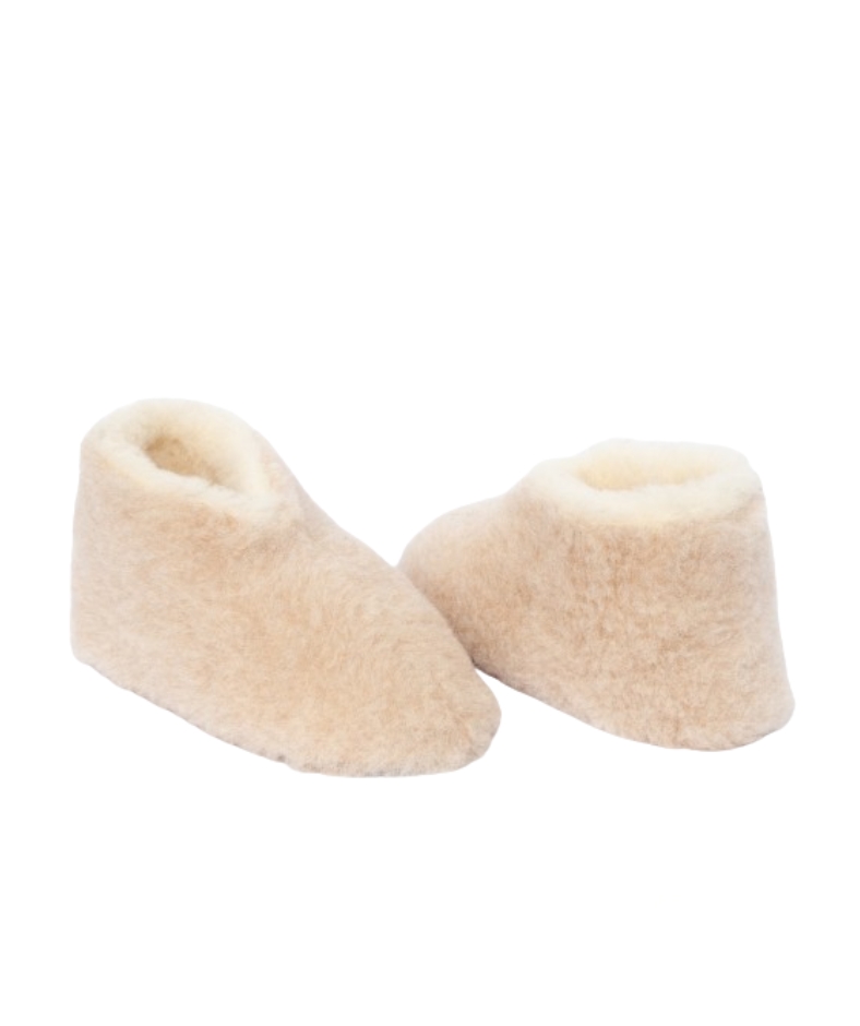 Comfy Woolen Boots in Biege