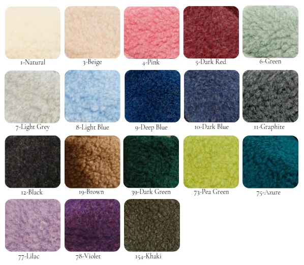 Boa color chart